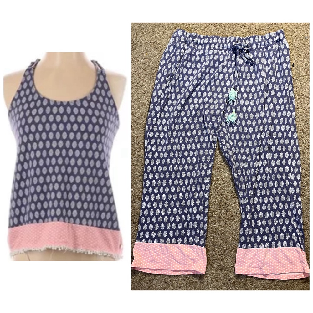 Juicy Couture Matching Sleep Set Pajamas Coquette Size S